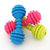 Chew Bone Play Training Fetch Pets Toy Puppies Rubber Dental Teeth