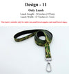 Camouflage Pattern Pet Cat Leash with Quick Release Stainless Steel Hook