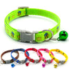 Bee Pattern Pet Kitten Cat Nylon Regular Neck Collar With Bell
