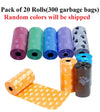 Baby and Pets Poo Dispenser Garbage Bags Disposal Bone and Capsule Shape Box With Roll