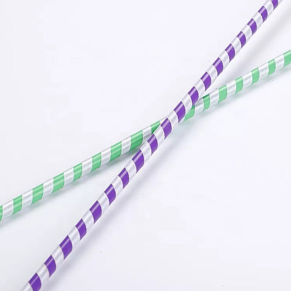 Cat kitten Plastic Teaser Stick with Elastic Plush Toy