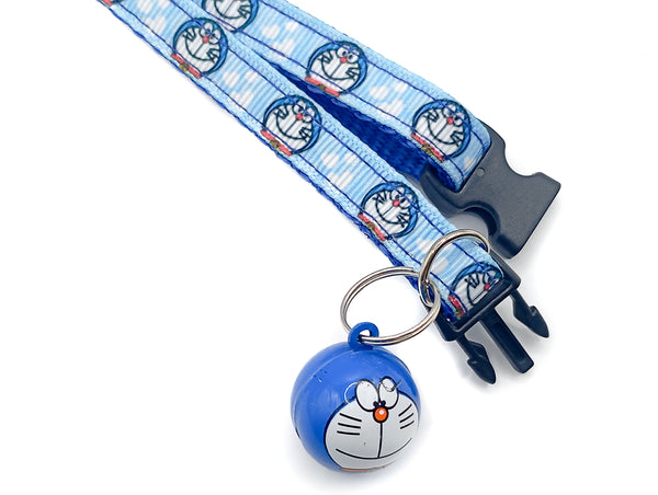 Cat Kitten Doraemon Cartoon Bell with Adjustable Neck Collar