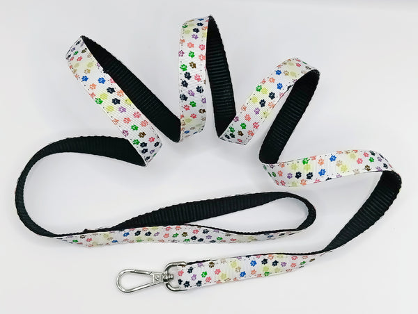 Pet Cat Hand Made Paw Pattern Leash Stainless Steel Hook