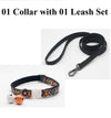 Pet Cat Kitten Hand Made Neck Collar Double Bell with Leash