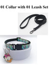 Duck Pendant Cat Kitten Pet Neck Collar and Leash