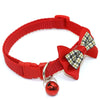 Bow Style Cat Kitten Neck Collar With Bell