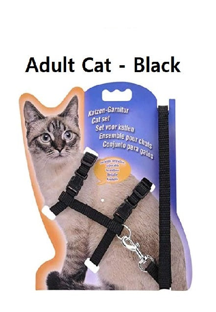 Adjustable Adult Cats And Kitten Leash Harness