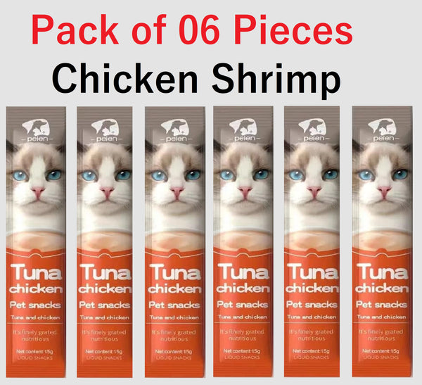 Cat Snacks Strips Sticks Creamy Treat Food Tuna Chicken