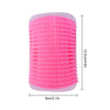 Pet Cat Self Groomer with Catnip Wall Corner Massager Comb Brush