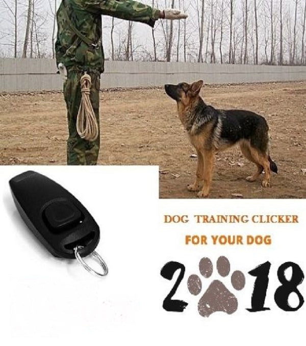 2 In 1 Pet Dog Training Clicker Cat Training Whistles