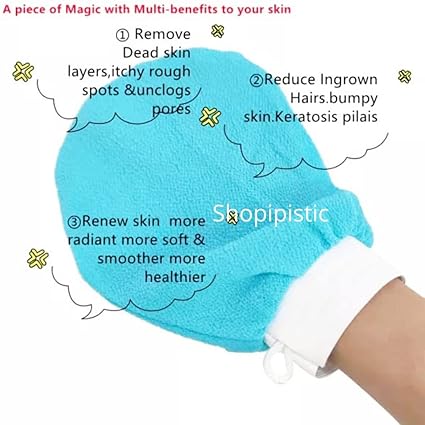 Bath Scrub Gloves Body Cleaning Bathroom Shower Exfoliating Mitt Scrub Removal Dead Skin