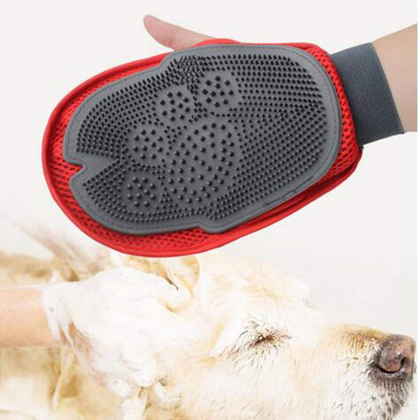 Cat Dogs Finger Glove Brush Bath Wash Pets Hair