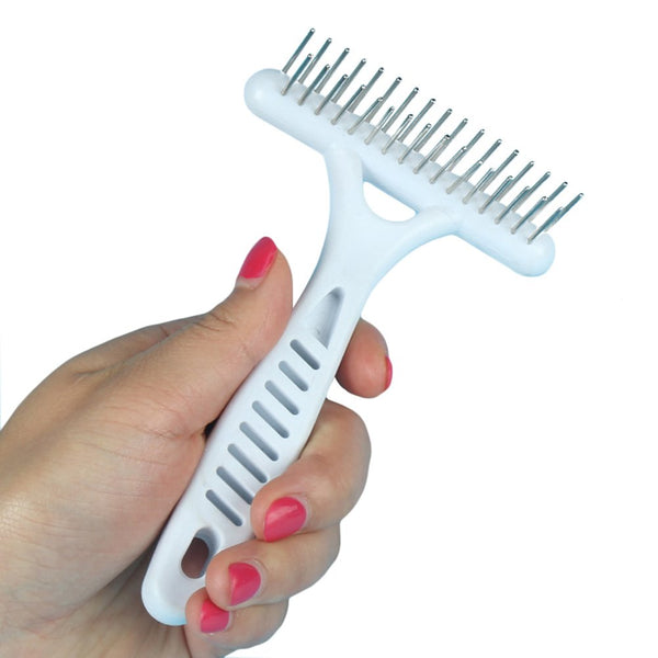 Hair Remove Grooming Tool Comb Brush Pet Cat Thick Stainless Steel Pins