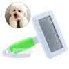 Pet Grooming Cleaning Hair Remover Handle Comb Cat Kitten Puppies Slicker Brush