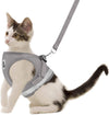 Mesh Harness with Leash Strap Pet Cat Dog Puppy Reflective Nylon