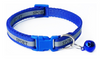 Matching Buckle Pet Cat Reflective Neck Collar with Regular Cute Bell