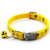 Bee Pattern Pet Kitten Cat Nylon Regular Neck Collar With Bell