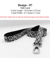 Panda Dots Printed Pet Cat Leash with Stainless Steel Quick Release Hook