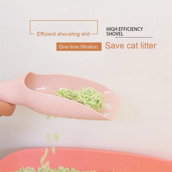 Pets Scooper Sand Cleaning Kitten Cat Litter Scoop Plastic