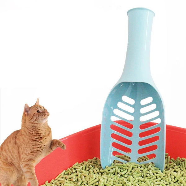 Pets Scooper Sand Cleaning Kitten Cat Litter Scoop Plastic