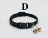 Cat Kitten Neck Collar with Bell and Alphabet Pendant