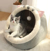Sweet Cat Bed Warm Pet Basket Cozy Lounger Cushion Kitten House