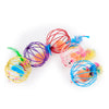 Pet Kitten Cat Steel Ball with Mouse Feather Funny Interactive Toy