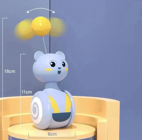 Teaser Training Toy For Cat Kitten Funny Tumbler Feeder Ball