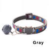 Pet Cat Kitten Neck Adjustable Collar With Big Bell Heart Print