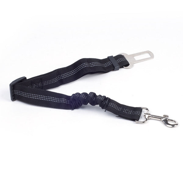Car Seat Belt Dog Leash Cushioning Elastic Reflective Safety Vehicle Rope