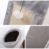 Cat House Triangle Warm Plush Bed Teaser Scratcher Board Cave Home