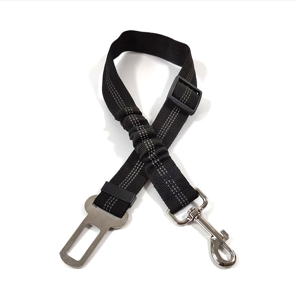 Car Seat Belt Dog Leash Cushioning Elastic Reflective Safety Vehicle Rope