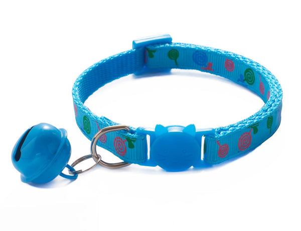 Adjustable Pet Cat Kitten Neck Collar With Big Bell