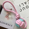 Dogs Braided Rope Dog Toy Molar Bite-Resistant Training Pet Toy