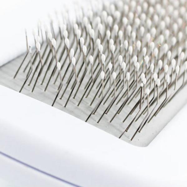 Pet Grooming Cleaning Hair Remover Handle Comb Cat Kitten Puppies Slicker Brush