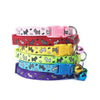 Dog Print Cat Kitten Pet Neck Collar with Cute Bell