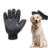 Pet Dog Cat Five Fingers Soft Rubber Gloves Animal Mitt Brush Bath Wash Hair