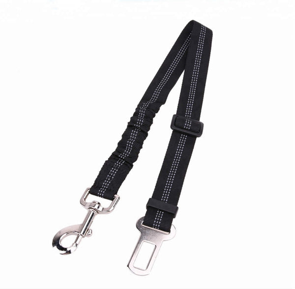 Car Seat Belt Dog Leash Cushioning Elastic Reflective Safety Vehicle Rope
