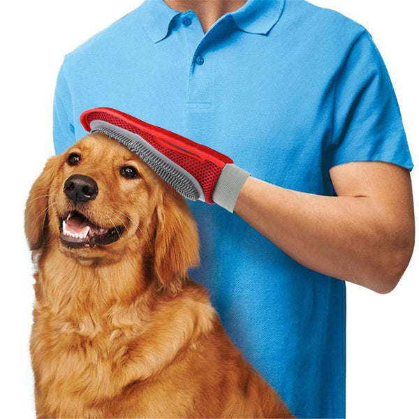 Cat Dogs Finger Glove Brush Bath Wash Pets Hair