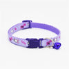 Rabbit Pattern Cat Nylon Regular Neck Collar with Bell Pet Kitten