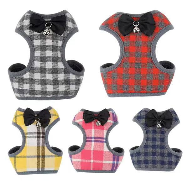 Pet Cat Dog Puppy Nylon Mesh Harness with Leash Strap