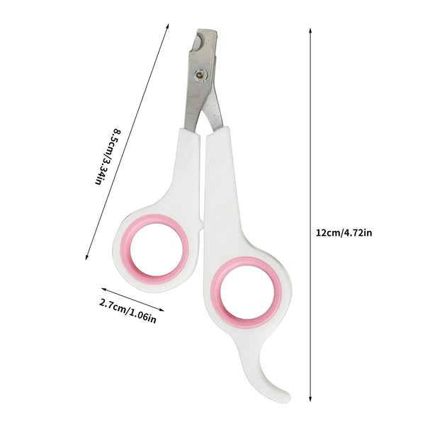 Stainless Steel Cat Dog Pets Nail Cutter with Toe Care Scissors Clippers