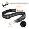 Car Seat Belt Dog Leash Cushioning Elastic Reflective Safety Vehicle Rope