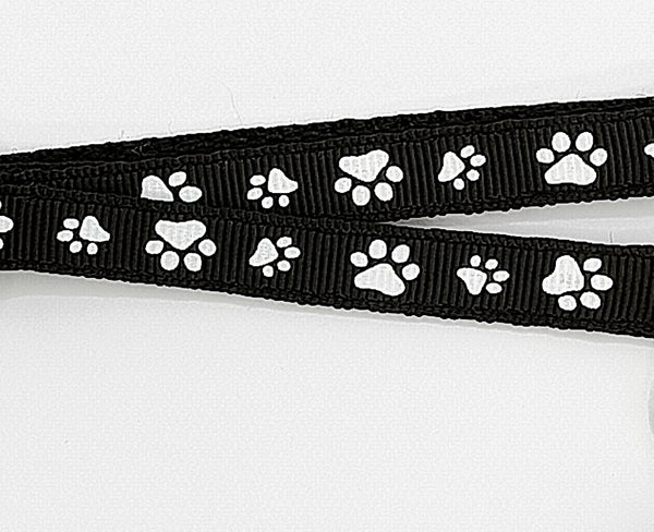 Hand Made Adjustable Pet Cat Kitten Neck Collar With Big Bell Paw Pattern