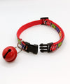 Hand Made Adjustable Pet Cat Kitten Neck Collar With Big Bell