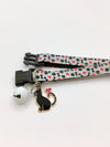 Black Cat Pendant Cat Kitten Neck Collar with White Bell