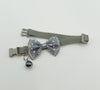 Polka Dots Bow Style Cat Kitten Neck Collar With Bell