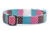 Pet Cat Kitten Dots Print Premium Quality Nylon Neck Collar with Double Bell