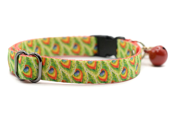 Premium Quality Nylon Pet Cat Kitten Red Neck Collar with Pendant