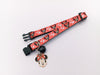 Cat Kitten Black Neck Collar with Minnie Mouse Pendant